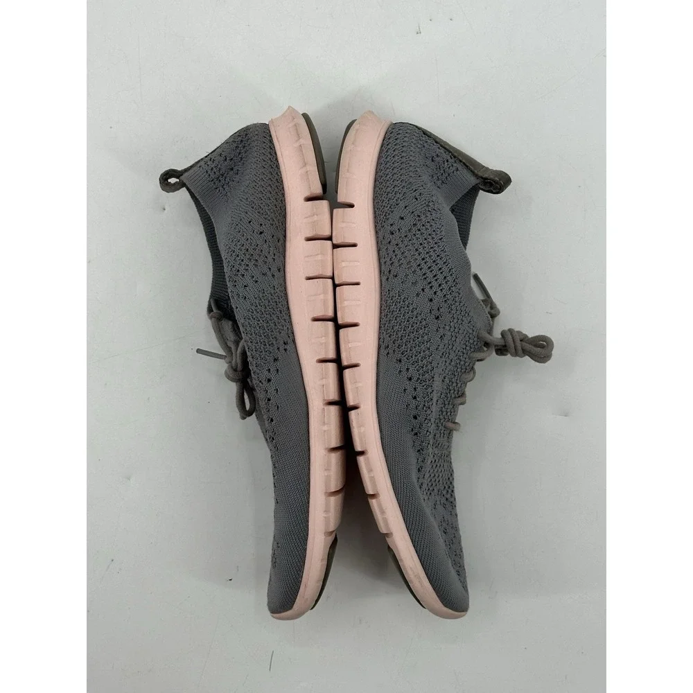 Cole Haan ZERØGRAND Wingtip Oxford Size 9.5 B Ironstone‎ Stitchlite-Peach